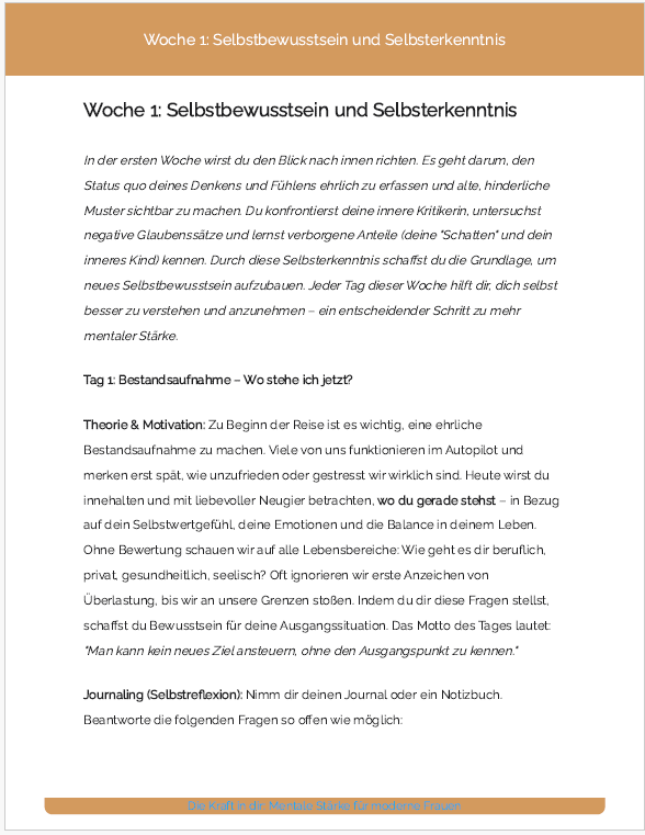 Die Kraft in dir – Mentale Stärke für moderne Frauen