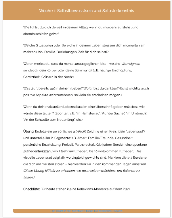 Die Kraft in dir – Mentale Stärke für moderne Frauen