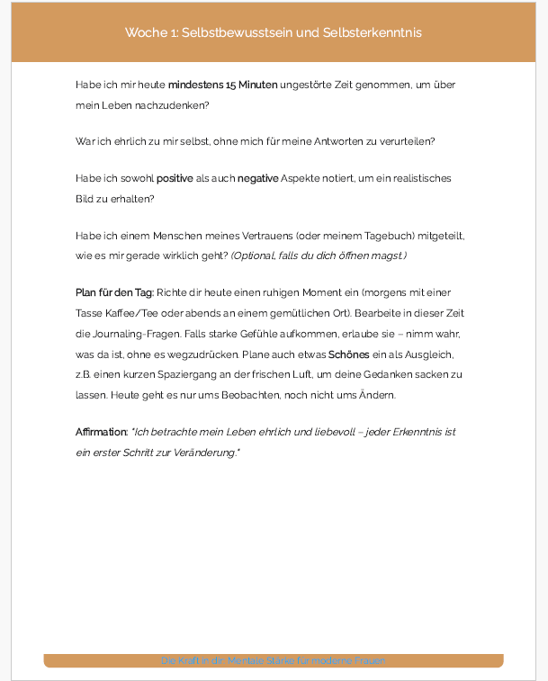 Die Kraft in dir – Mentale Stärke für moderne Frauen